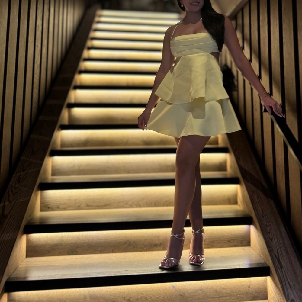 Elegant Yellow Dress